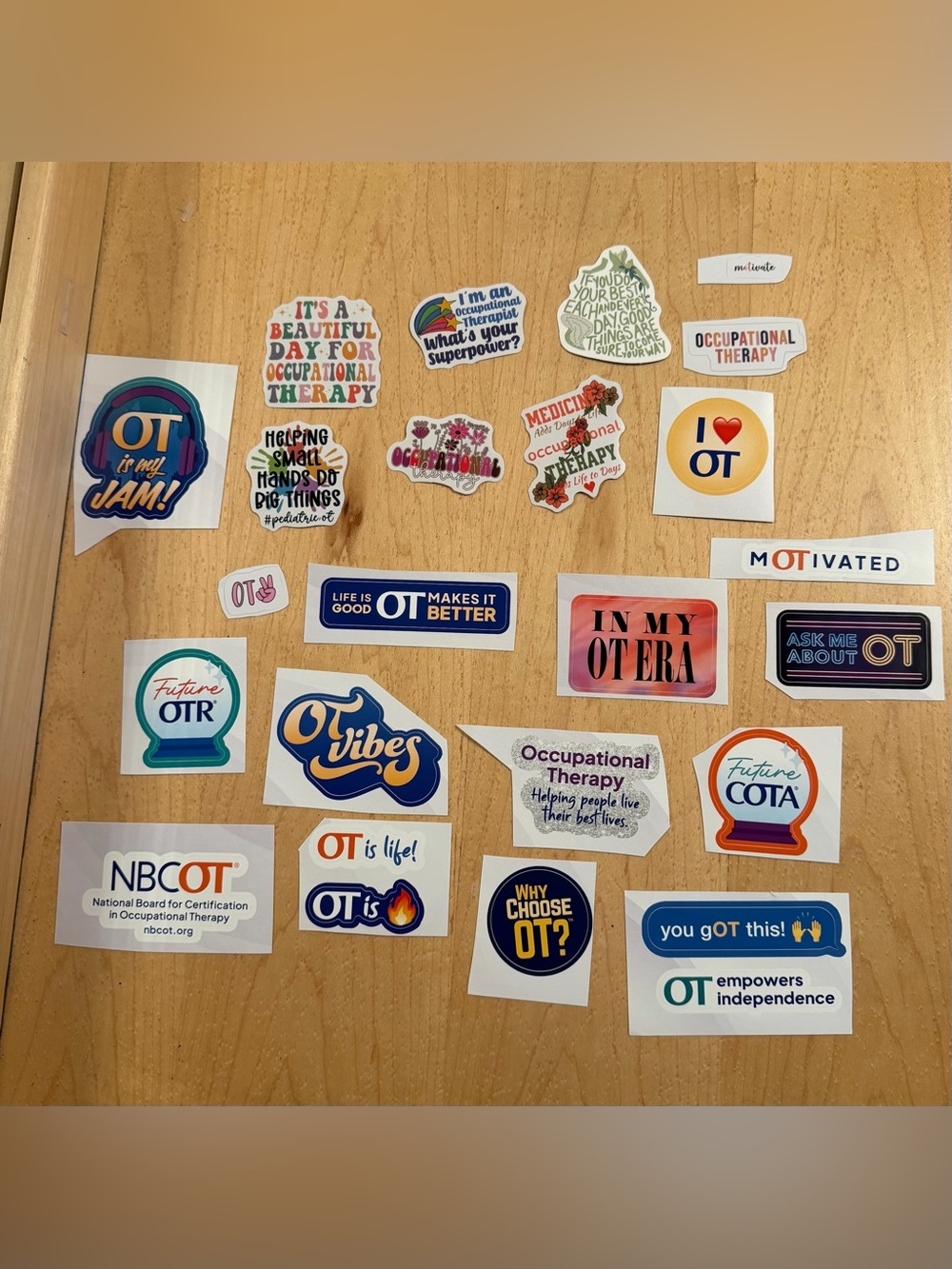 Occupational Therapy Stickers Lot - Colorful Multi-Designs